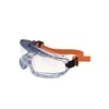 Vollsichtbrille V-Maxx ohne Belüftung farblose beschlagfreie Polycarbonat Sichtscheibe elastisches Kopfband